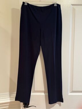 Jude Connally Navy Straight-Leg Pull-On Pants